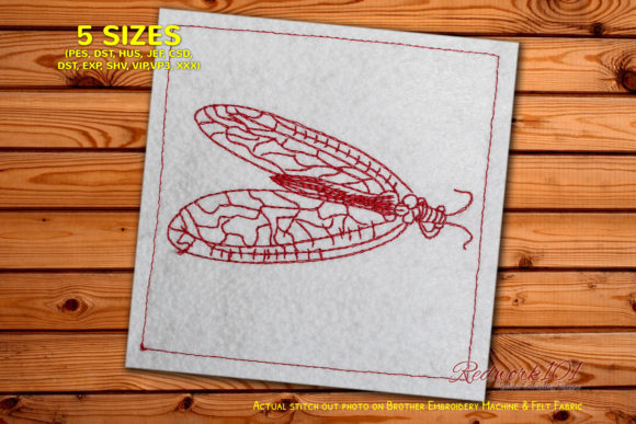 Chrysopidae Redwork: A Seasonal Embroidery Review