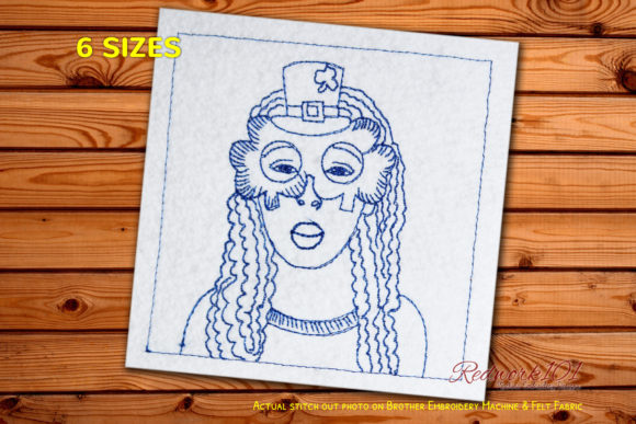 Review: Girl Wearing Mask on St Patricks Day Design