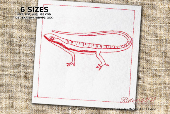 Review: Long Tailed Lacertidae Redwork Design