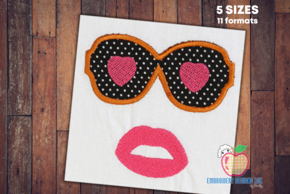 Review: Love Sunglasses with Female Lips Embroidery