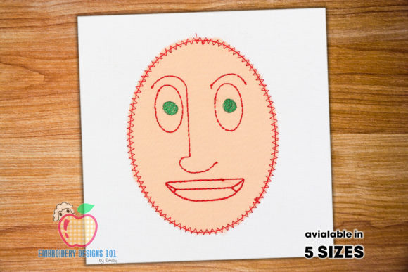 Reviewing A Person s Head Applique for Craft Fairs