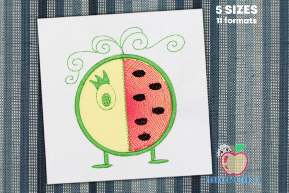Reviewing the Cartoon Watermelon Applique for Real Projects