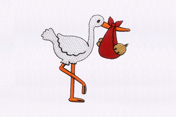 Stork Carrying Baby: A Designer’s Review for Merch
